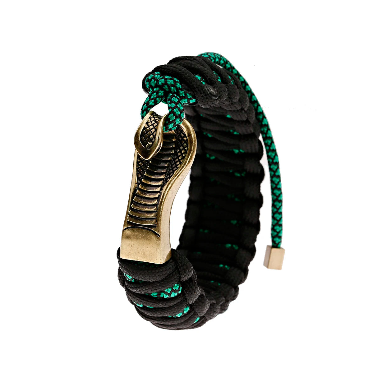 Bracelet Homme Viking Nordique Tressé Main Crâne Punk Antique - GoHappy France