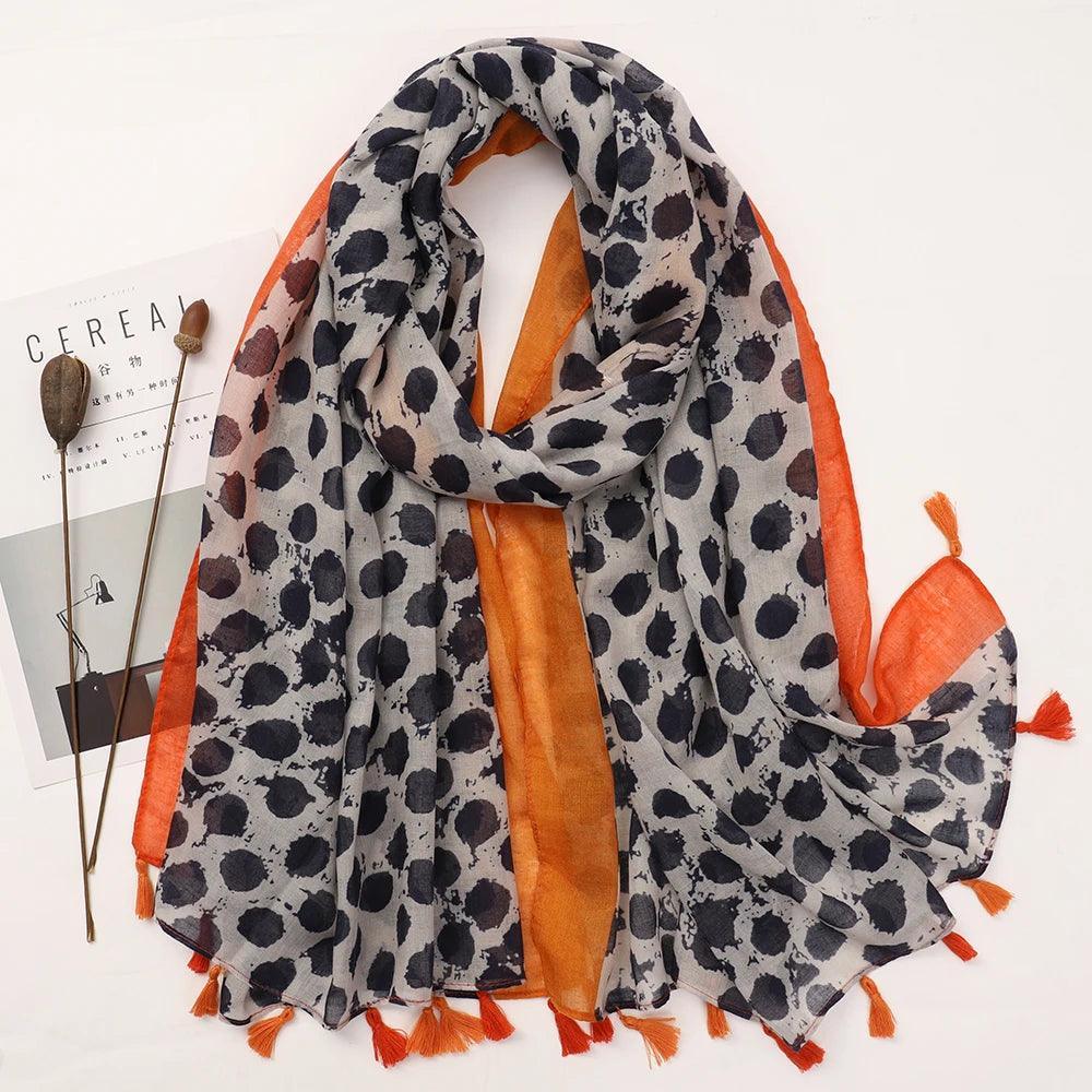 64 Foulards en Coton Look Décontracté et Chic - foulard GoHappy