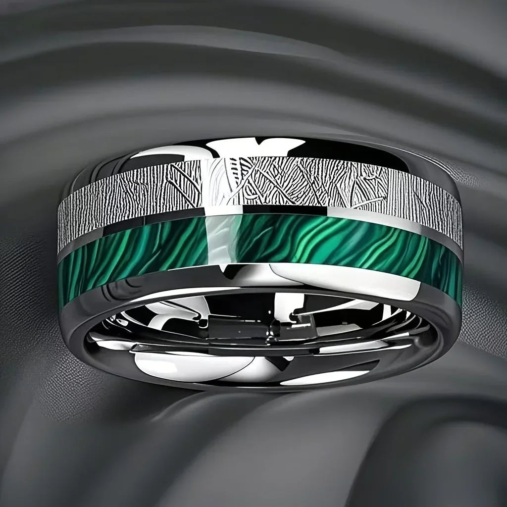 Nature Mood bague unisexe 8 mm - bague GoHappy