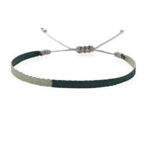 Bracelet Tissé Main Colombie Motifs Ethniques Bohème Amitié - bracelets tissés GoHappy