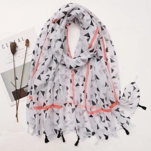 64 Foulards en Coton Look Décontracté et Chic - foulard GoHappy