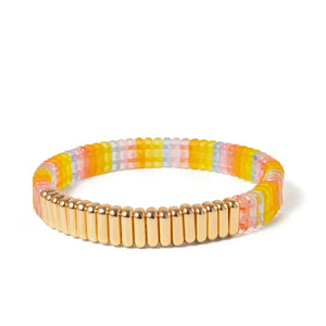 Candy Love bracelet femme élastique bohème coloré - bracelet femme GoHappy