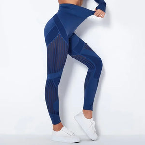 Sculpt Air legging femme yoga gainant respirant - leggings GoHappy