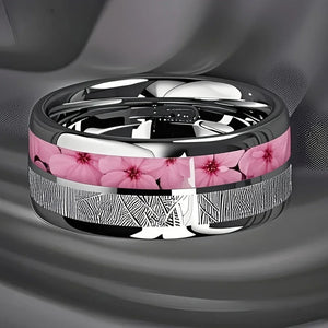 Nature Mood bague unisexe 8 mm - bague GoHappy