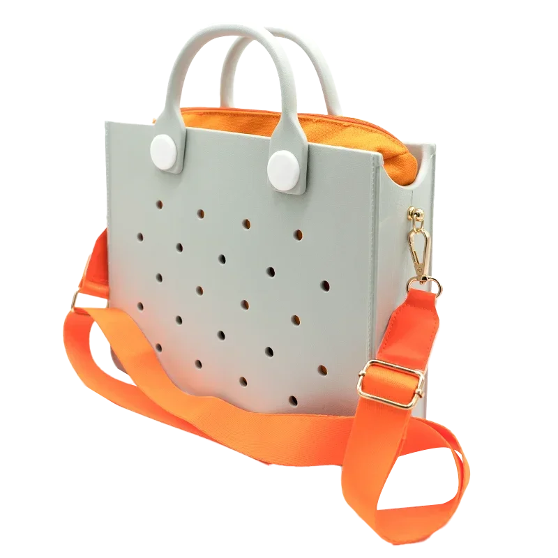 Portofino cabas EVA rigide perforé multicolore - sac perforé EVA GoHappy