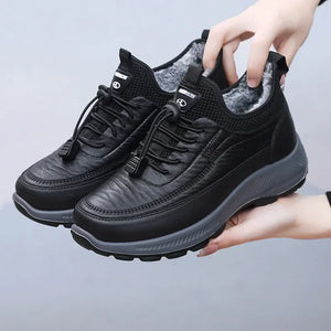 Chaussures Chaudes Marche Hiver Antidérapantes Confort - Chaussure Femme GoHappy