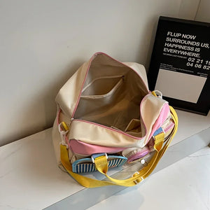 Sac Week-End Coloré Femme Sport Yoga Voyage Léger - sac de voyage cabine GoHappy