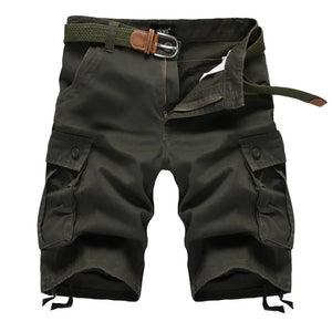 Short cargo homme été coton multipoches plage casual urbain - short homme GoHappy