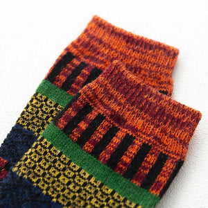 Chaussettes Laine Hiver Homme - Lot de 5 - chaussettes d'hiver GoHappy