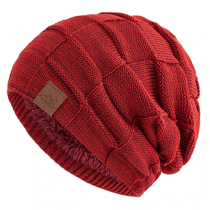 Bonnet d’Hiver Femme à Maille Mélangée - Style Casual et Chaleur Assurée