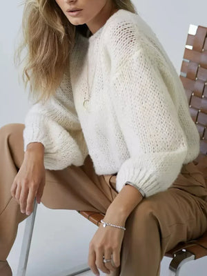 Pull oversize Winter Muse femme cocoon chic - pull-over femme GoHappy