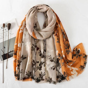 64 Foulards en Coton Look Décontracté et Chic - foulard GoHappy