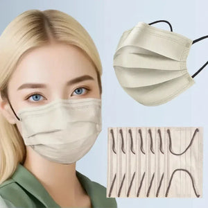 Masques Color Protect Jetables 4 Couches Respirants Unisexe - masque GoHappy