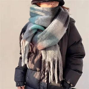 Echarpe Douce Rainbow Hiver - Cachemire et Style Bohème - écharpe GoHappy