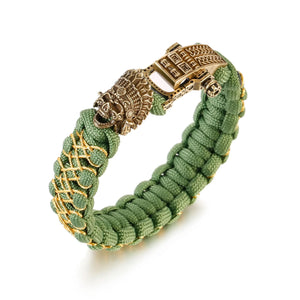 Bracelet Homme Viking Nordique Tressé Main Crâne Punk Antique - GoHappy France - bracelet homme GoHappy