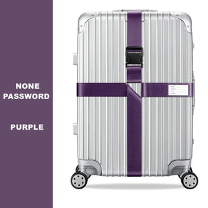 Sangle croisée avec ou sans code antivol Embarquement bagages - sangle de bagage GoHappy