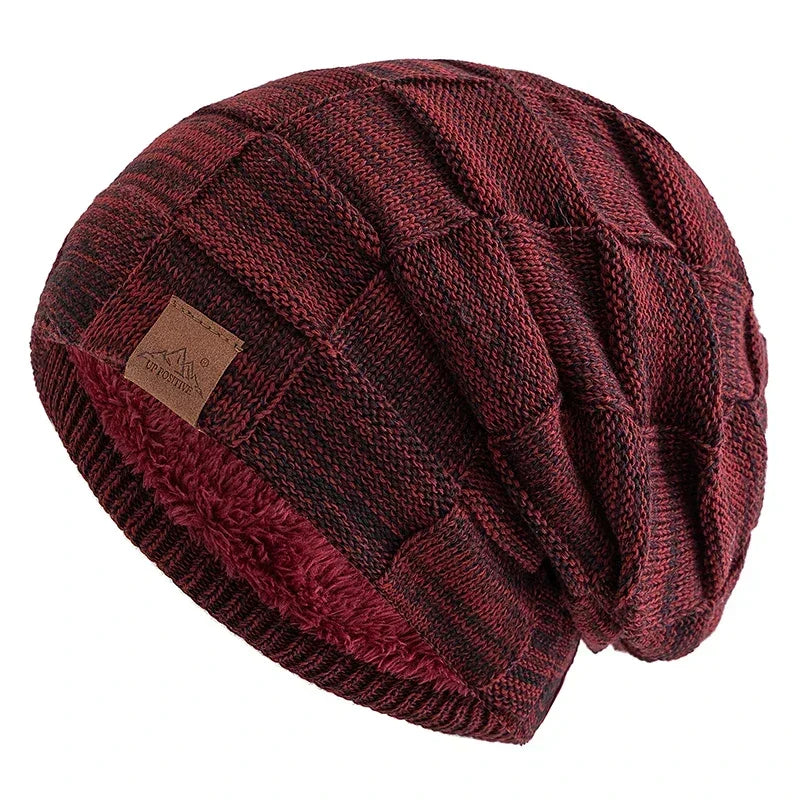Bonnet d’Hiver Femme à Maille Mélangée - Style Casual et Chaleur Assurée - bonnet hiver GoHappy