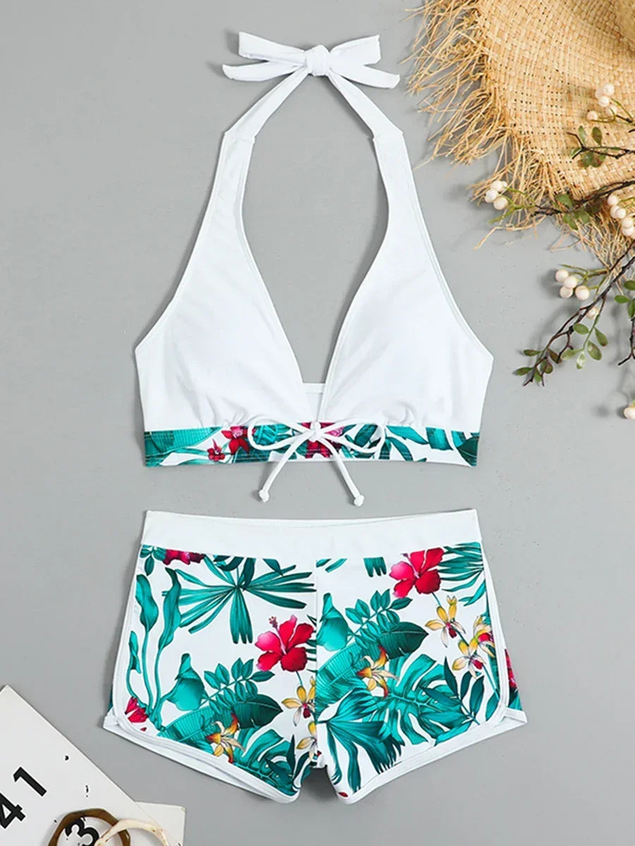 Maillot de bain Exotica fleur bikini - maillot de bain GoHappy