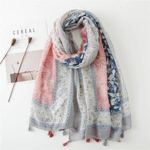64 Foulards en Coton Look Décontracté et Chic - foulard GoHappy