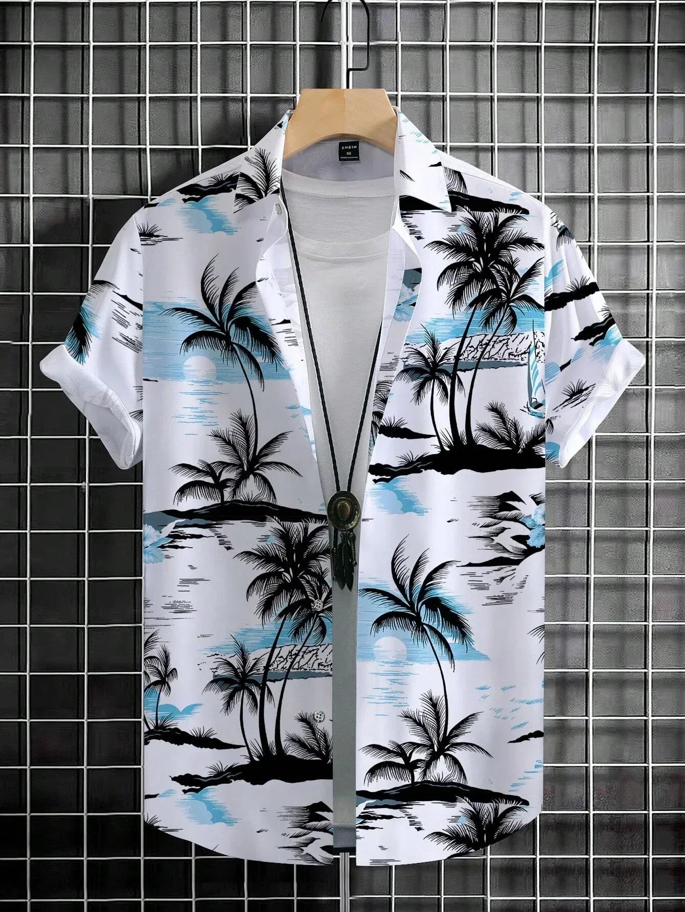 Chemises imprimées Palmiers homme été style décontracté vacances - chemise homme GoHappy