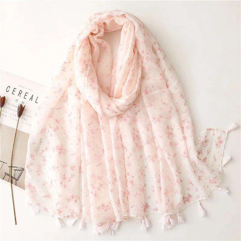 64 Foulards en Coton Look Décontracté et Chic - foulard GoHappy