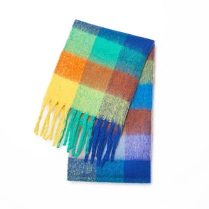 Echarpe Douce Rainbow Hiver - Cachemire et Style Bohème - écharpe GoHappy