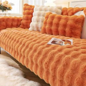 Plaid Canapé Imitation Fourrure Lapin Doux 11 Coloris - Plaid GoHappy