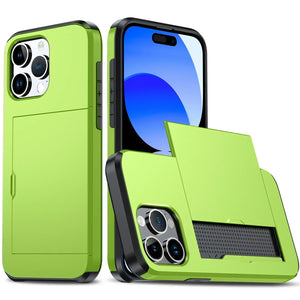 Coque iPhone toutes versions du 16 au 11 avec porte-cartes caché - coque pour smartphone GoHappy