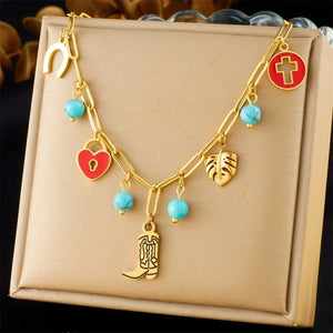 Colliers Costa Luz soleil coquillage perles dorées - colliers GoHappy