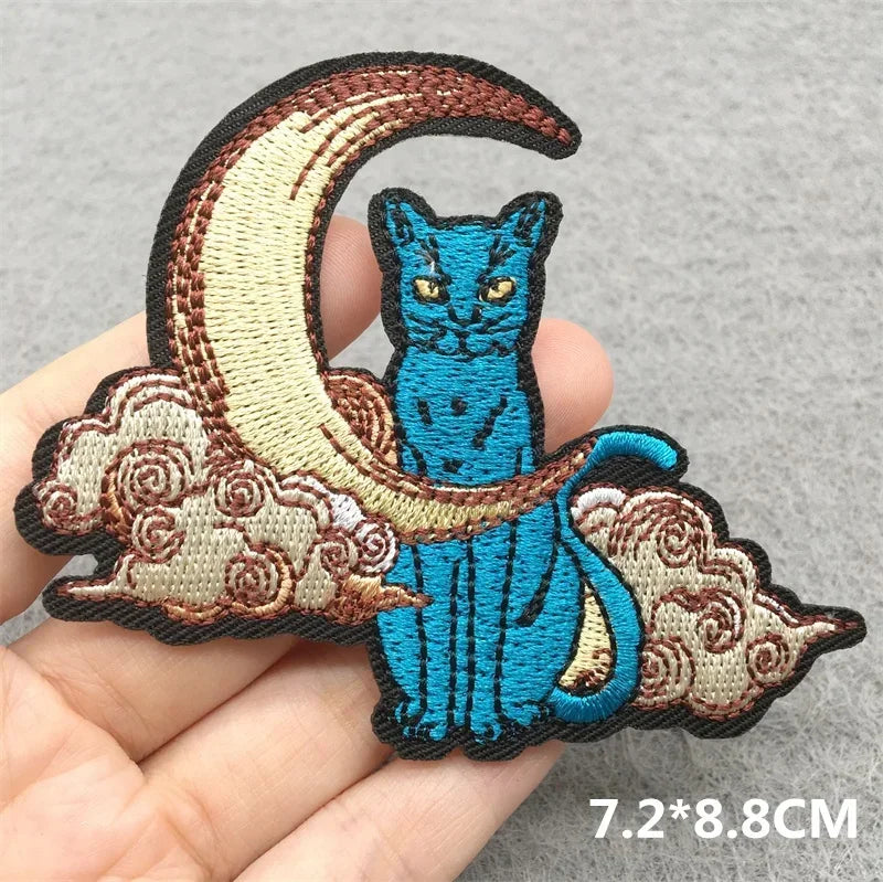 Patchs Brodés Chats Thermocollants Écussons Cartoon Vêtements Sacs - patchs GoHappy