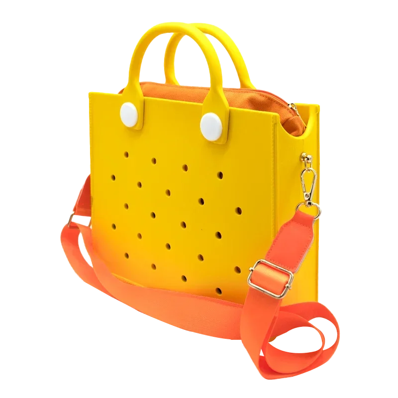 Portofino cabas EVA rigide perforé multicolore - sac perforé EVA GoHappy