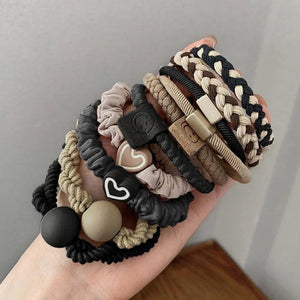 23 Sets de Chouchous Élastiques – Accessoires Cheveux Mode et Polyvalents - Chouchous Élastiques GoHappy