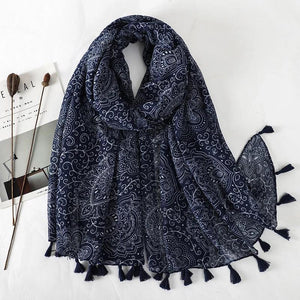 64 Foulards en Coton Look Décontracté et Chic - foulard GoHappy