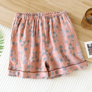 Short de Nuit Japonais en Coton pour Femme - Tissu Léger et Respirant - pyjama GoHappy