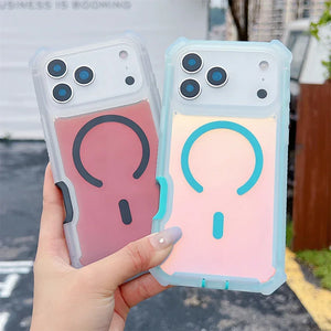 Neon coque iPhone 17 couleur changeante MagSafe - coque pour smartphone GoHappy