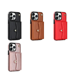 Coque iPhone Portefeuille Bandoulière Multifonction Cuir Élégante - coque pour smartphone GoHappy