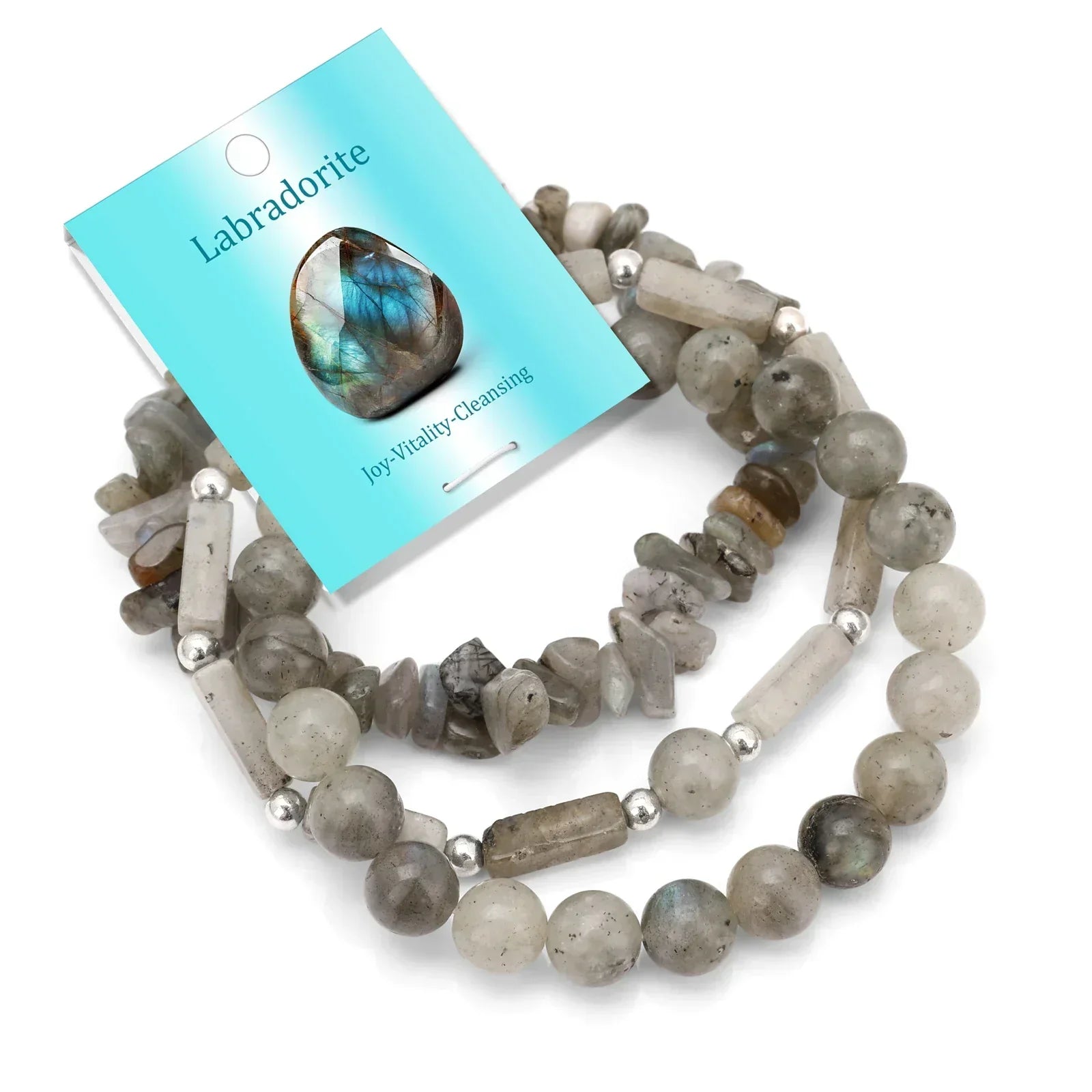 Bracelets Pierres Naturelles Empilables Set 3-5 Bohème 19cm - bracelets en pierres femme GoHappy