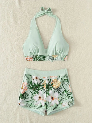 Maillot de bain Exotica fleur bikini - maillot de bain GoHappy