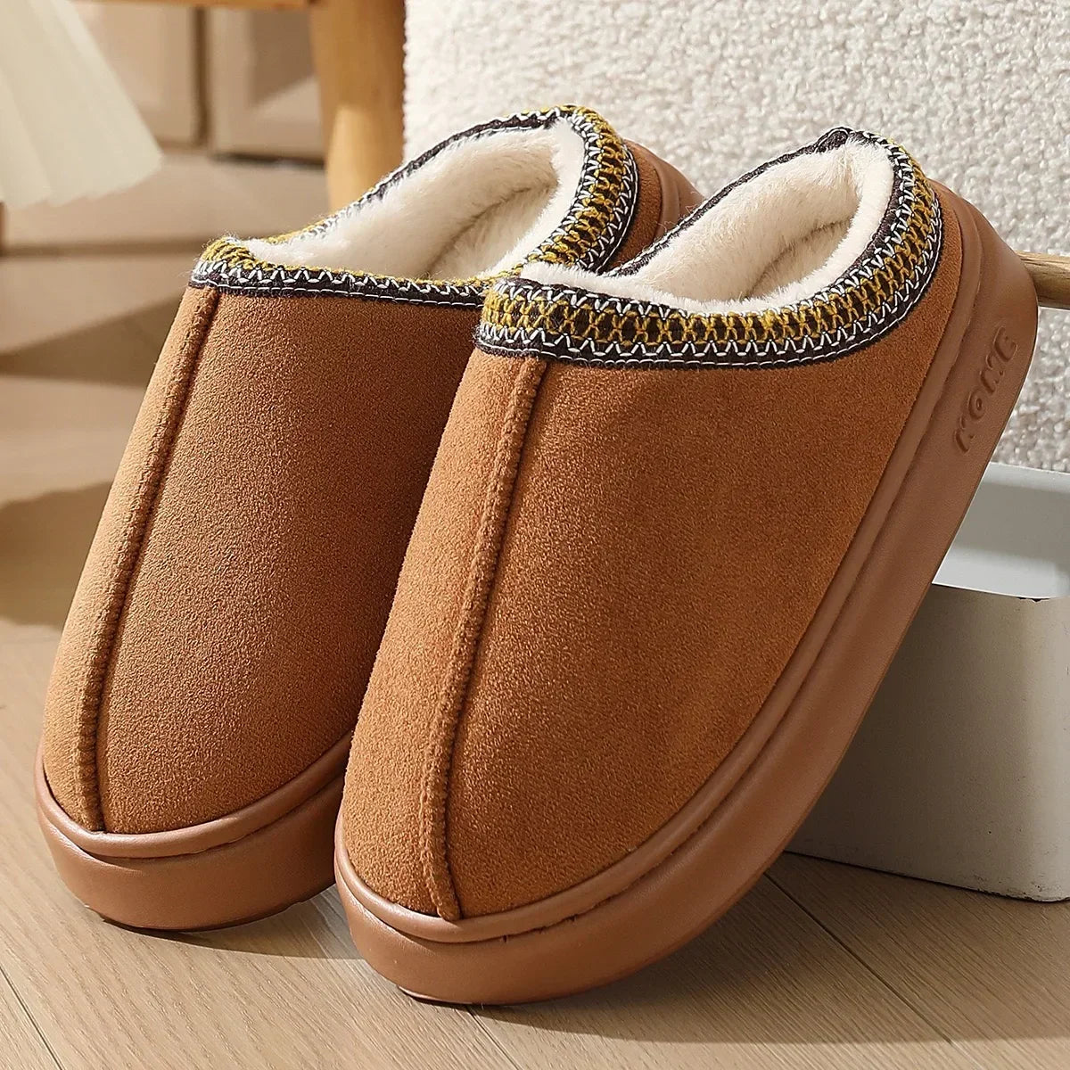 Pantoufles Fluffy Chaudes - Confort Élégant pour l'Hiver - pantoufles GoHappy