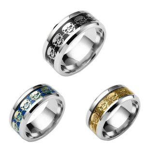 Bague Skull Steampunk – Bijou tête de mort audacieux en acier inoxydable - GoHappy