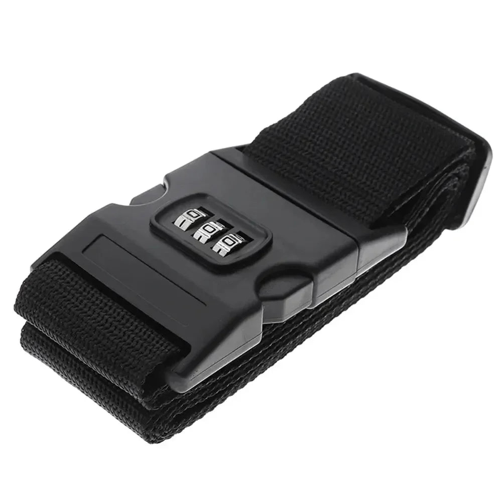 Voyage Soute sangle protection bagage à code antivol - sangle de bagage GoHappy