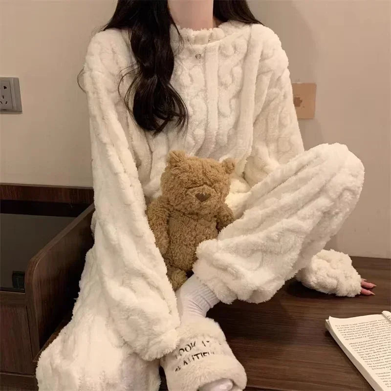 Kyoto Soft pyjama polaire moelleux longue manche - pyjama GoHappy