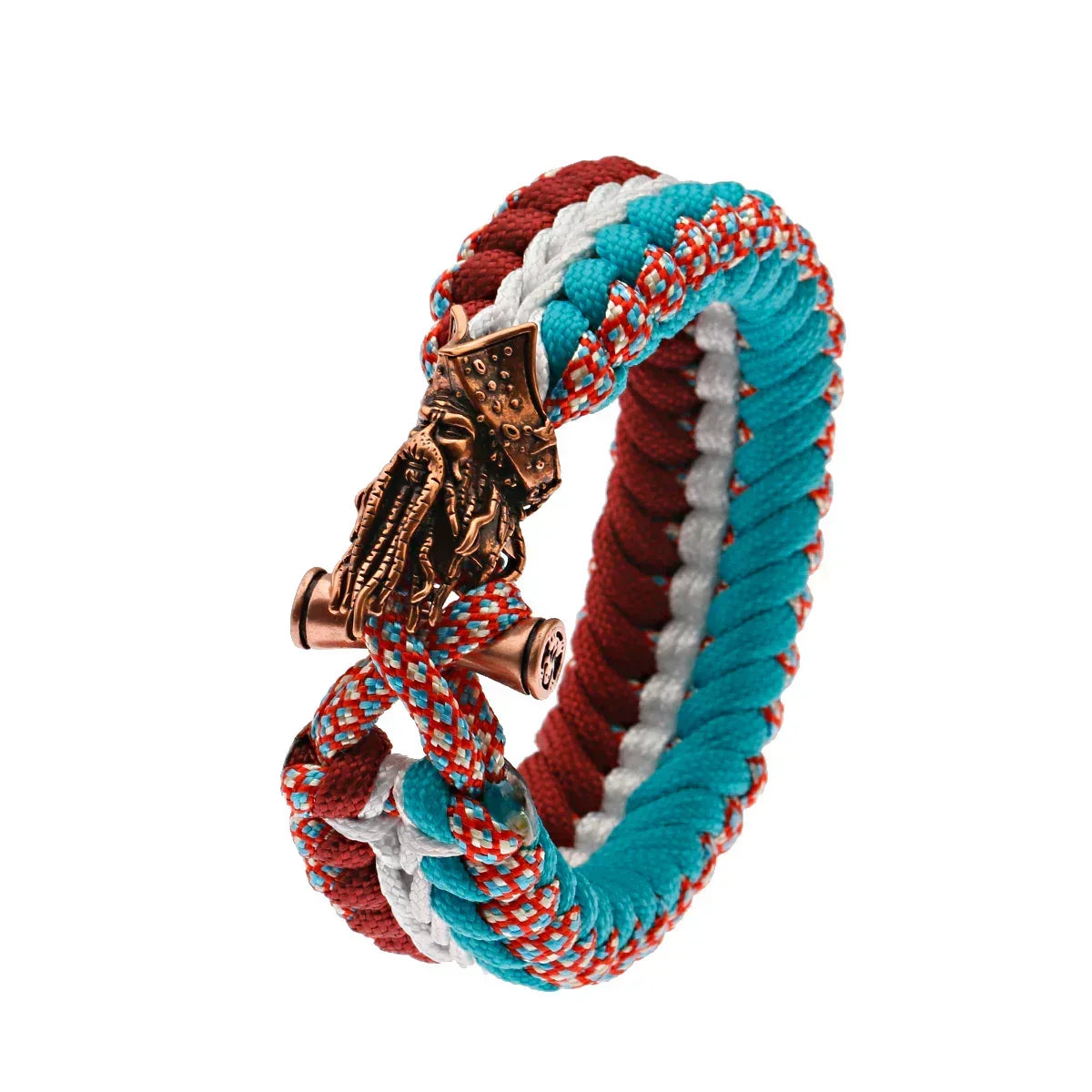 Bracelet Homme Viking Nordique Tressé Main Crâne Punk Antique - GoHappy France - bracelet homme GoHappy