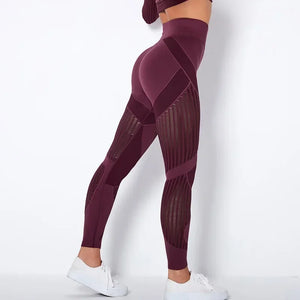 Sculpt Air legging femme yoga gainant respirant - leggings GoHappy