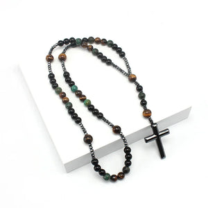 Collier Rosary en Pierres Naturelles Uniques - Bijou Collier GoHappy