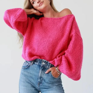 Pull oversize Winter Muse femme cocoon chic - pull-over femme GoHappy