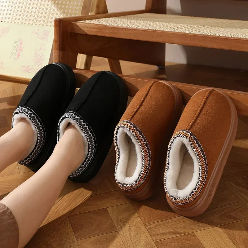 Pantoufles Fluffy Chaudes - Confort Élégant pour l'Hiver - pantoufles GoHappy