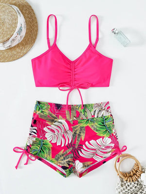 Maillot de bain femme 2 pièces, short taille haute été 2025 - maillot de bain GoHappy