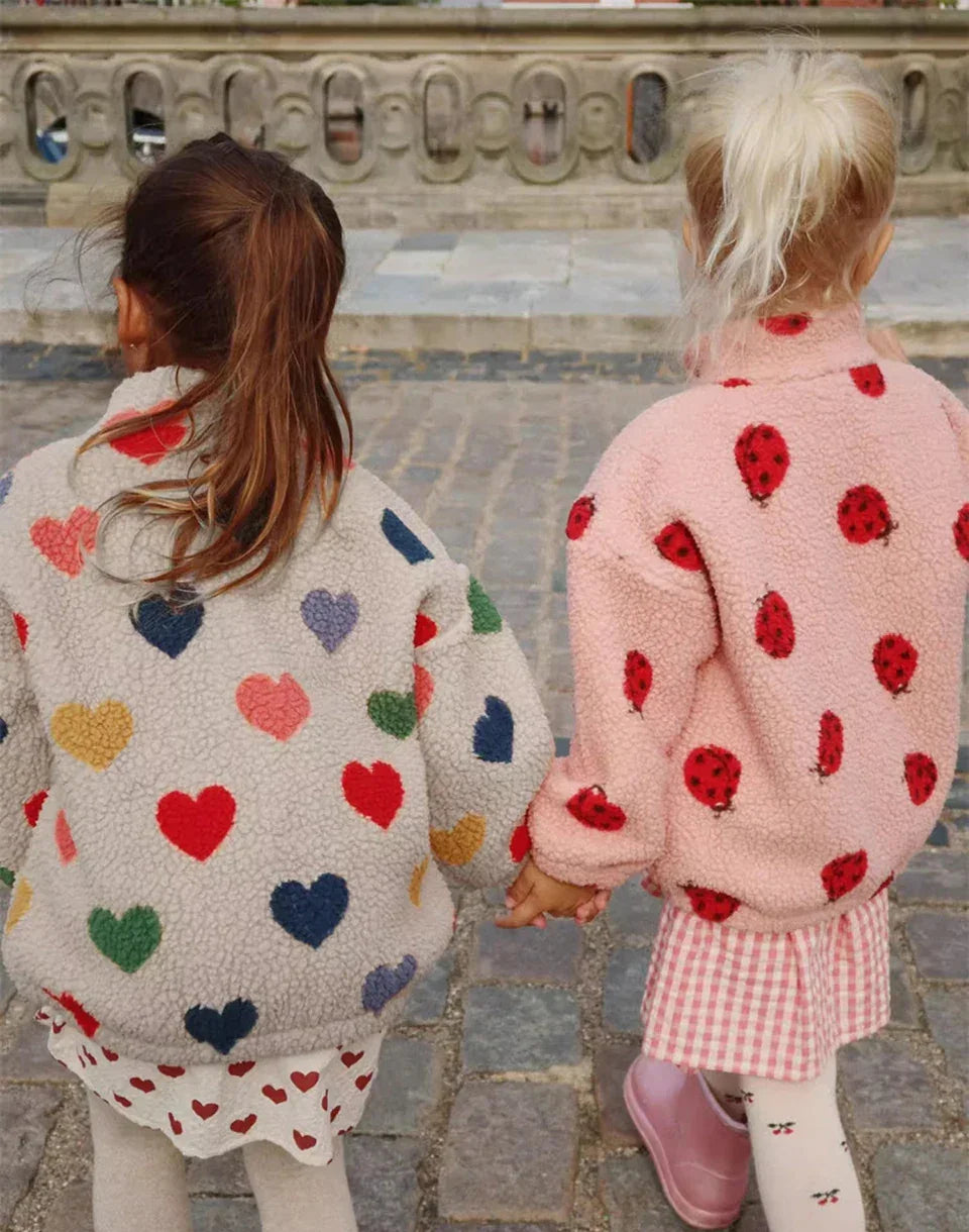 Veste Polaire Enfant Motifs Cartoon Laine Agneau 18 mois à 9 Ans - veste polaire enfant GoHappy