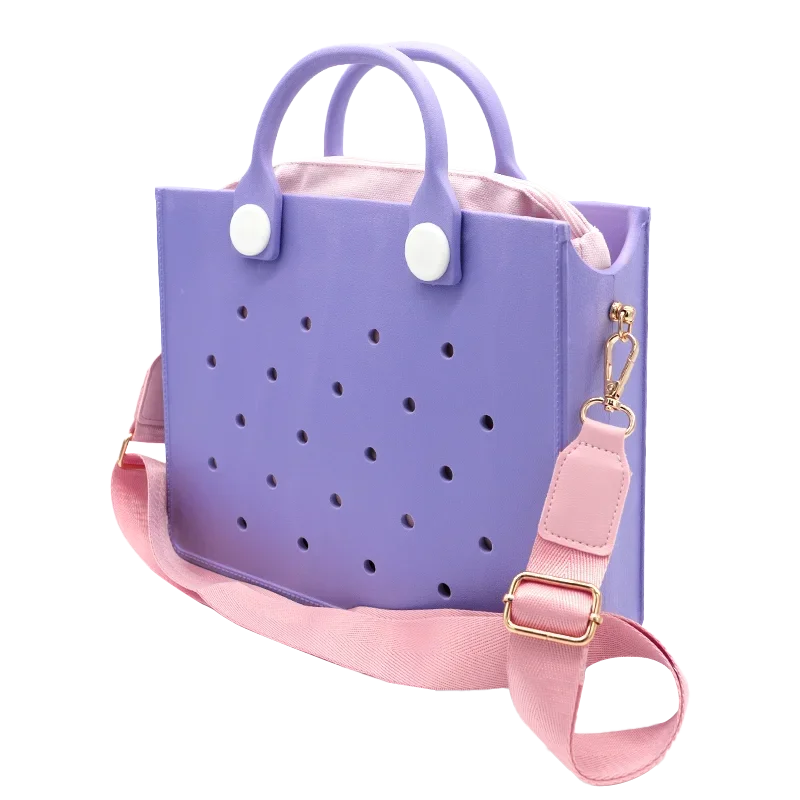 Portofino cabas EVA rigide perforé multicolore - sac perforé EVA GoHappy